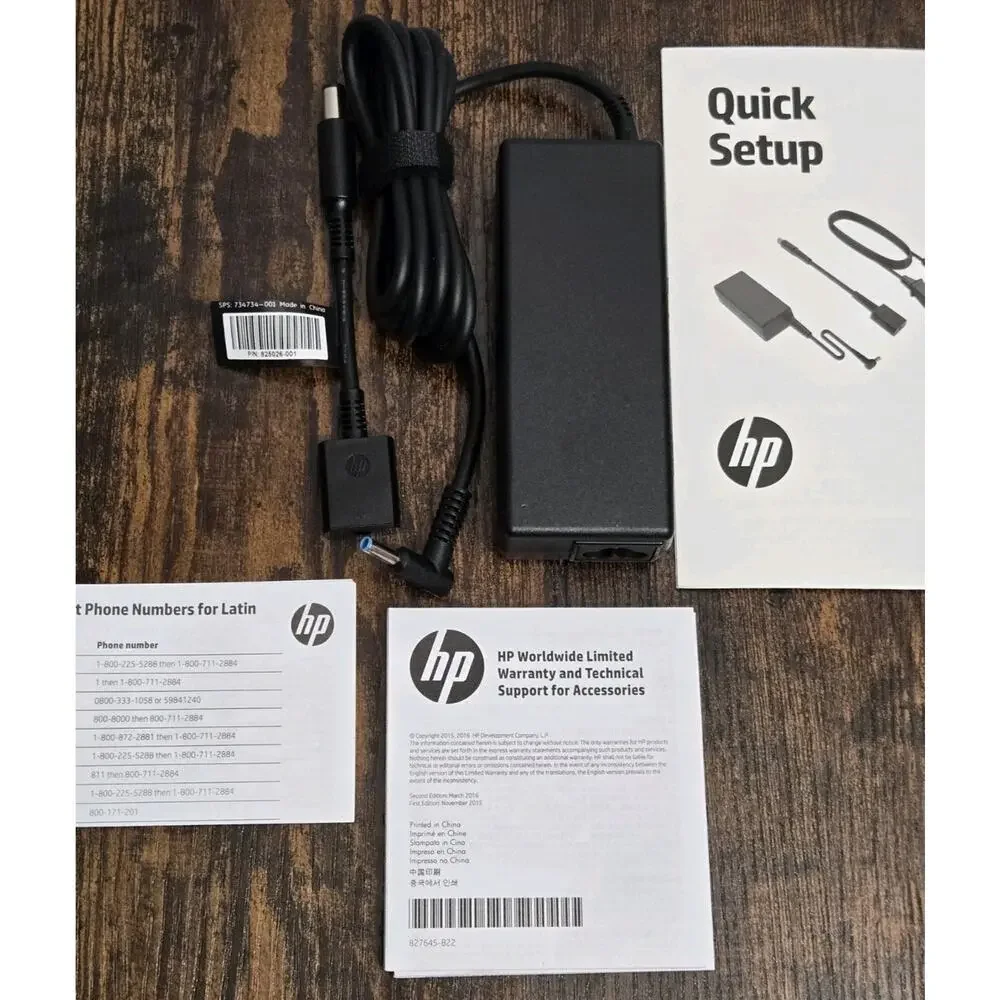 Genuine HP 90W Smart AC Power Adapter Charger - Open Box - Universal for HP